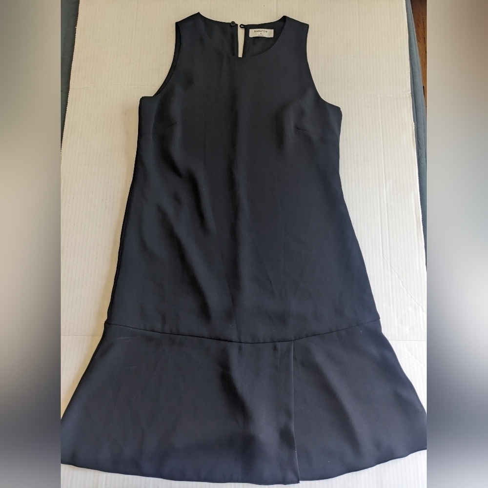 ARITZIA BABATON BLACK ARSHA MINI SHIFT DRESS SIZE 0
